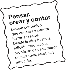 Pensar crear y contar